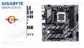 motherboard gigabyte b840m ds3h, chipset amd b840, socket amd am5, matx[@@@]soporta p